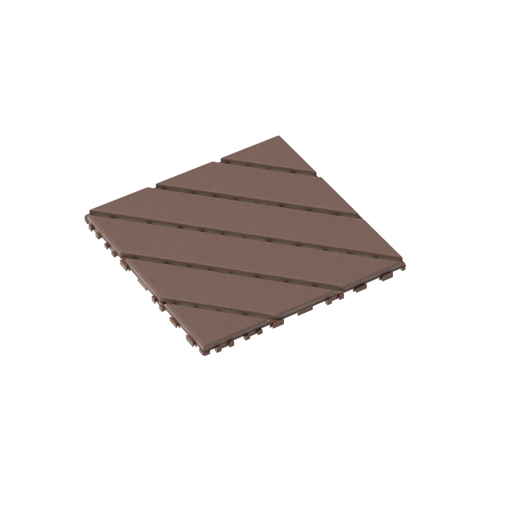 44Pcs Plastic Patio Deck Tiles 12″ x 12″ Interlocking Flooring Indoor/Outdoor