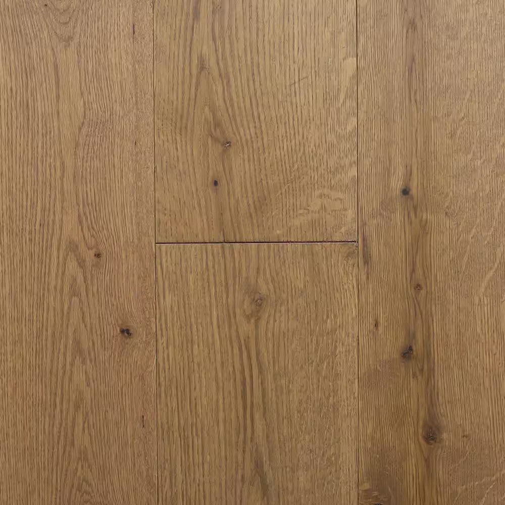 Castlebury Weathered Cottage White Oak 3/4 In. T X 4 In. W Wire Brushed Solid Ha