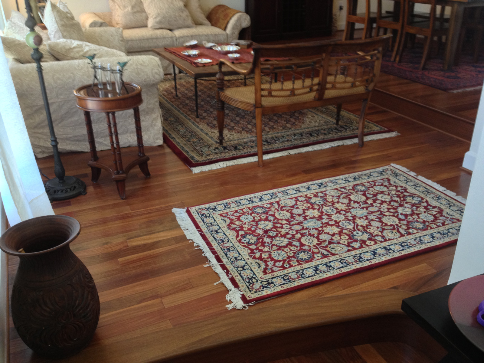 Solid Brazilian Teak Cumaru Natural Wood Hardwood Flooring Sample