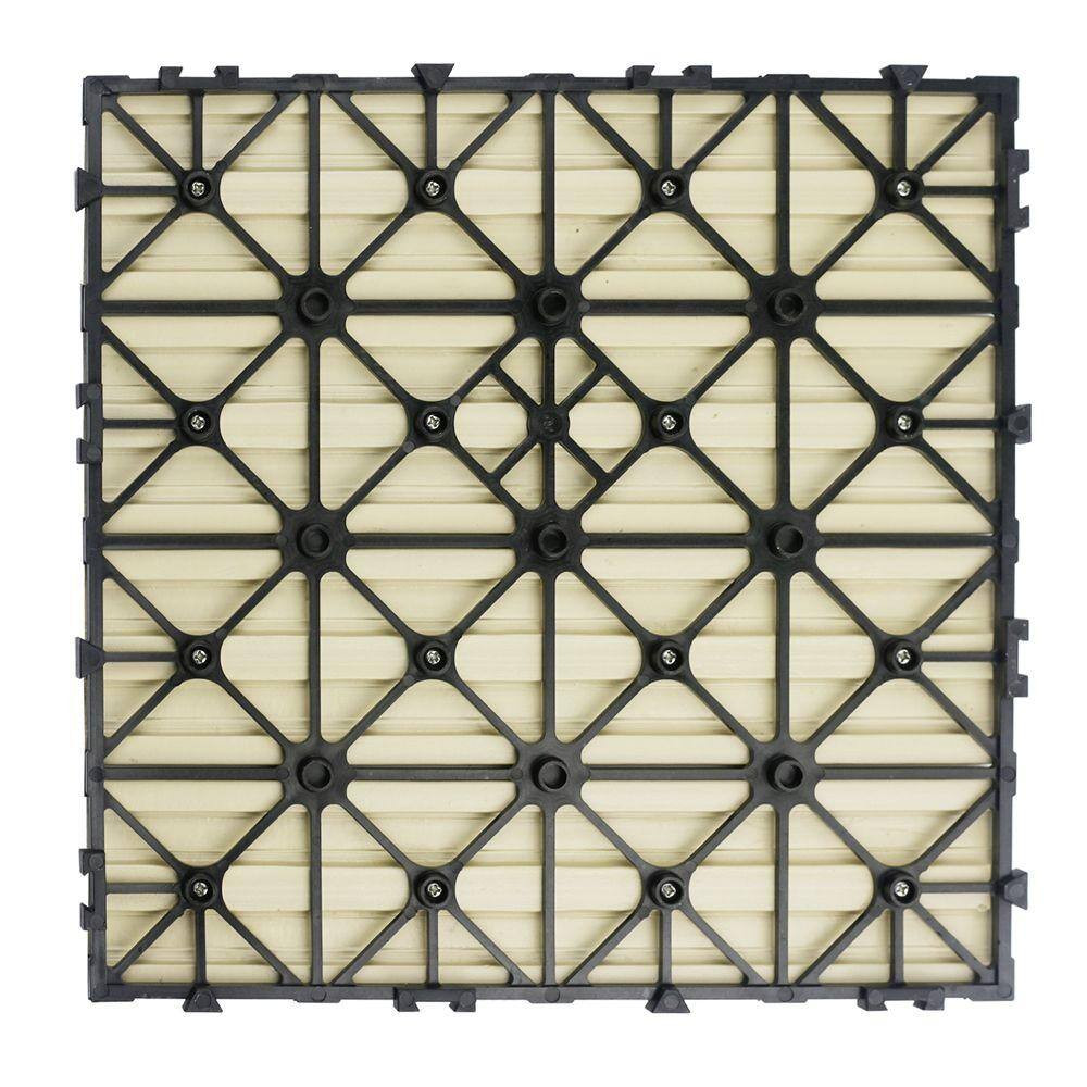 Ultrashield Naturale 1 Ft. X 1 Ft. Quick Deck Outdoor Composite Deck Tile in Sah