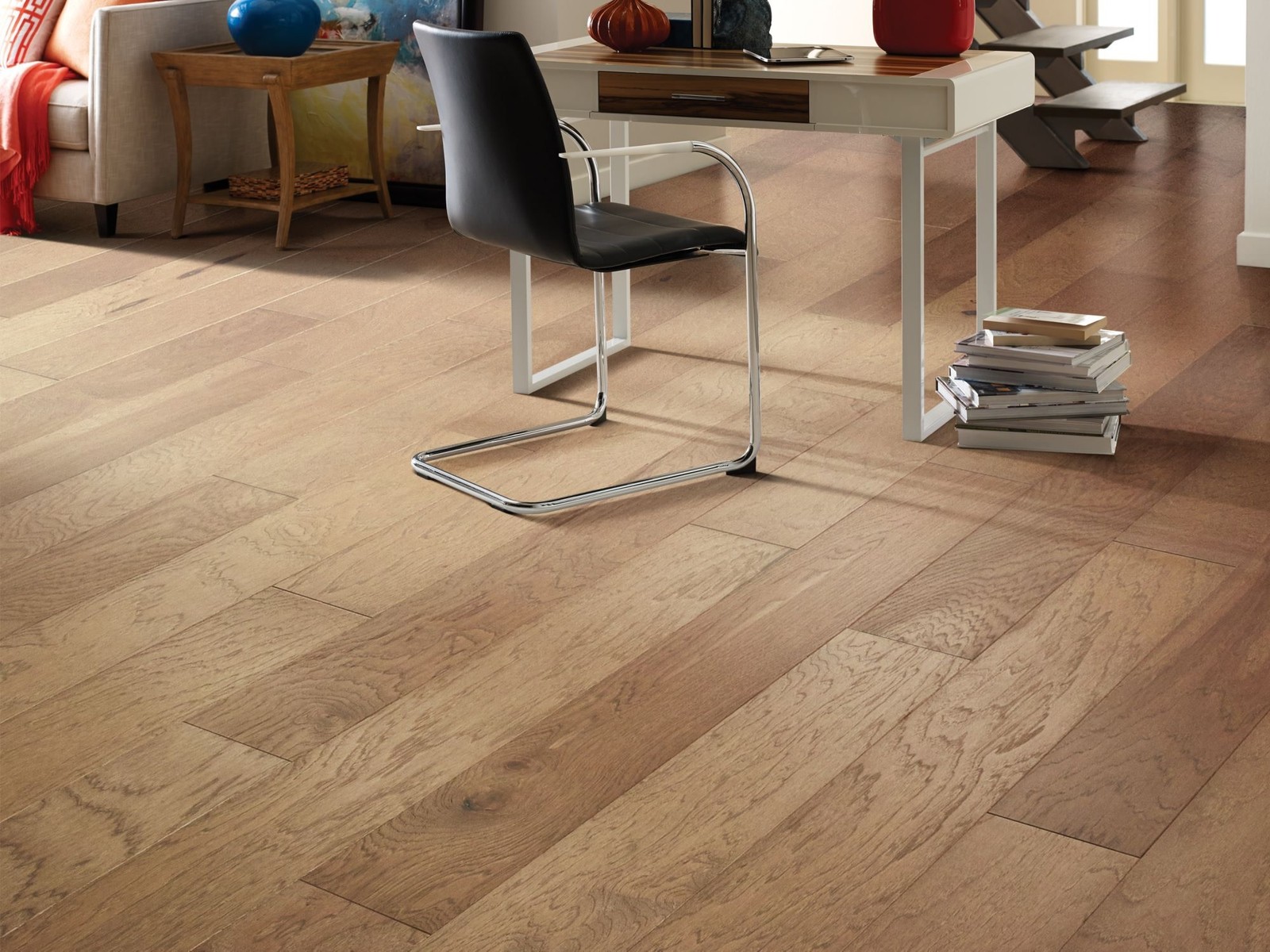 Shaw SW710 Alpine Hickory 6-3/8″W Smooth Engineered Hardwood – Centennial Gray
