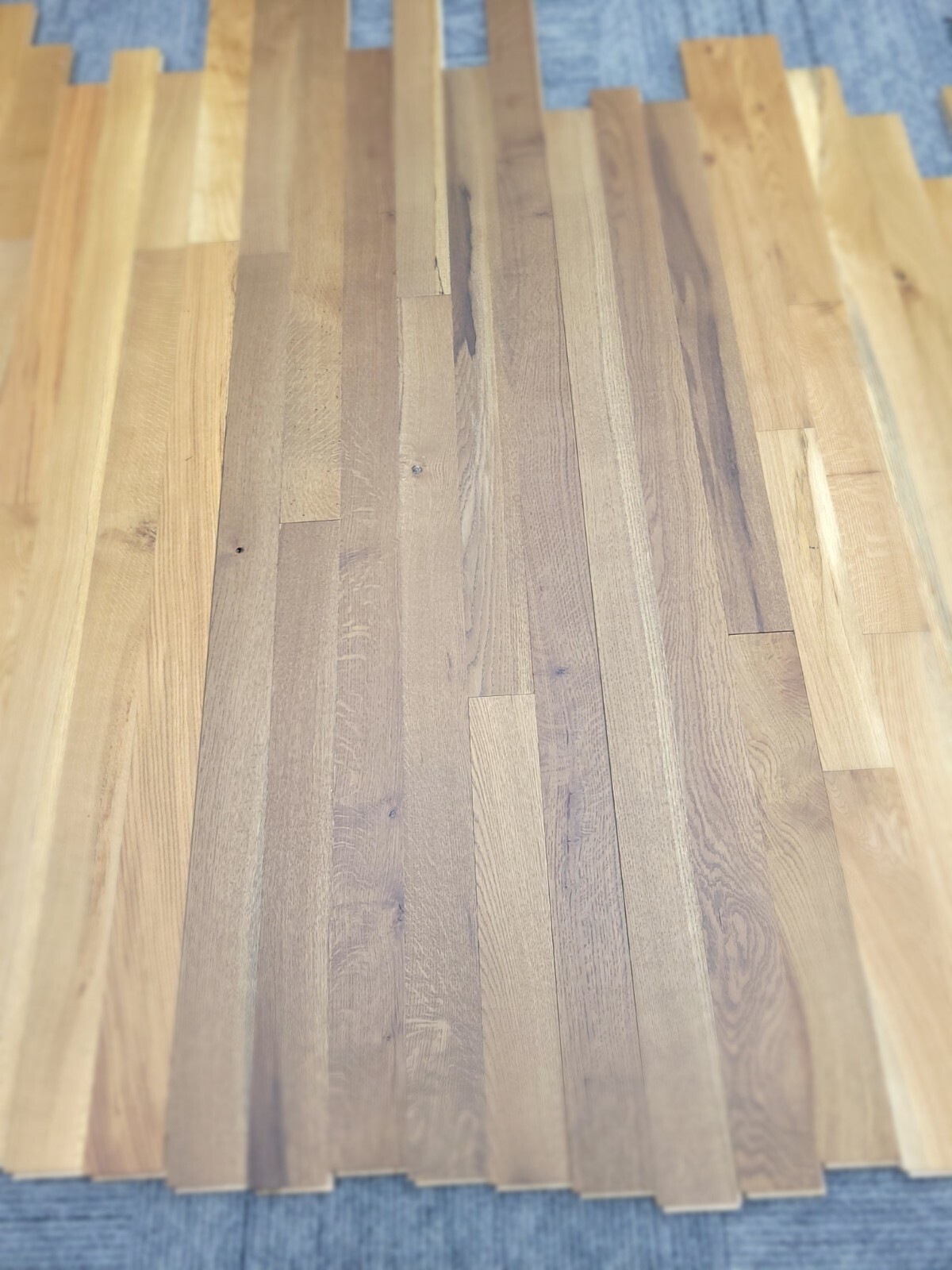 Solid Rift and Quartered White oak Flooring Unfinished 1-10fts 3.25″ $2.75/SF