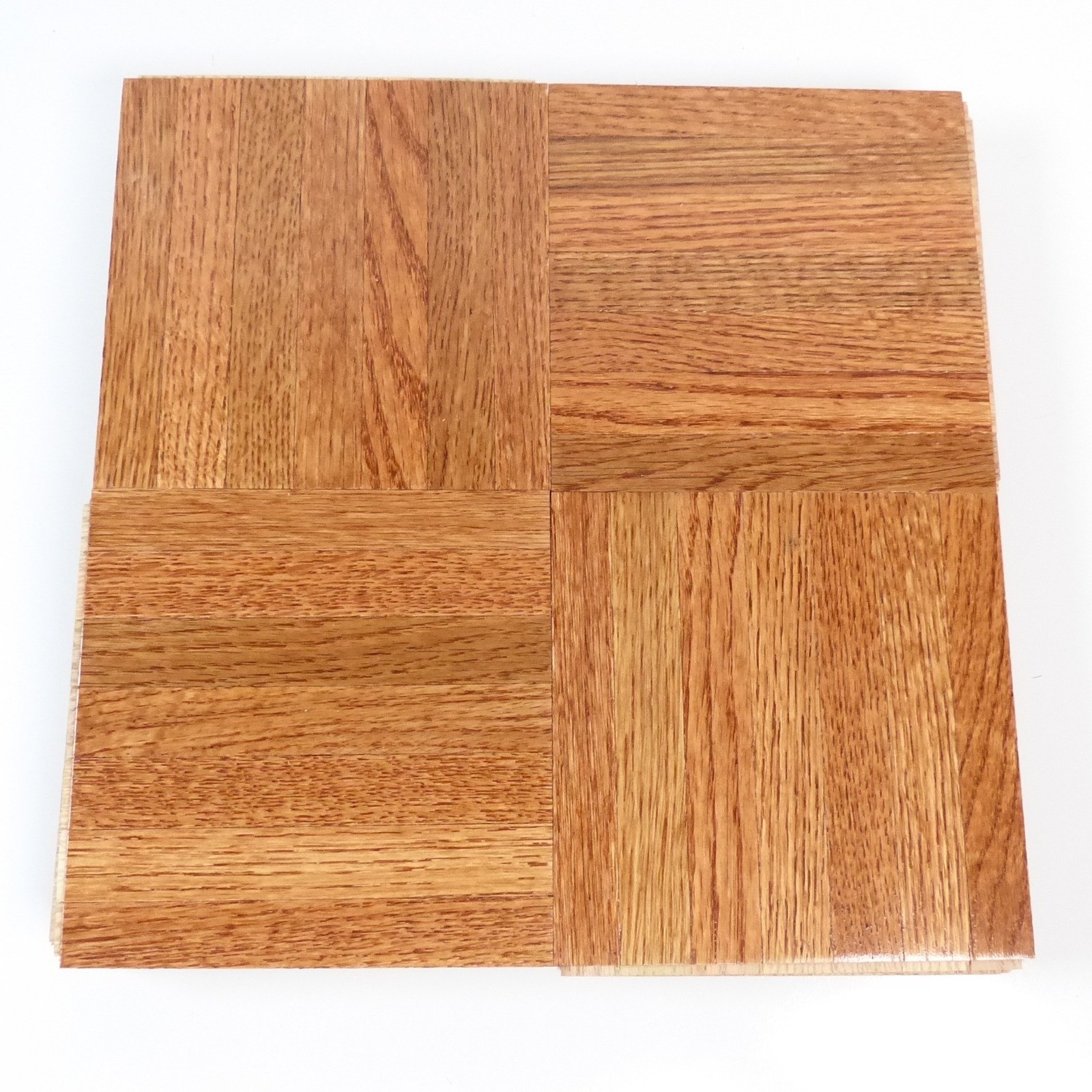 Bruce 6 sq ft (24 pcs ) 6x6x1/4 OAK PARQUET Flooring Tile L141 Natural Prefinish