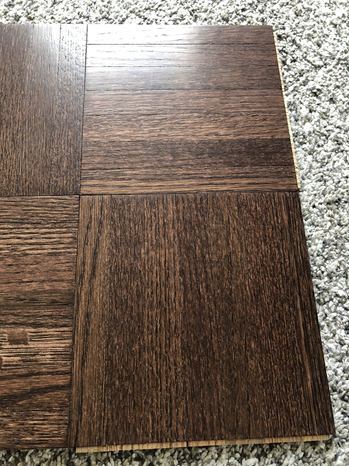 Armstrong Hardwood Parquet Cocoa Bean 12″x12″ Oak Dark Brown 25 SQ FT.