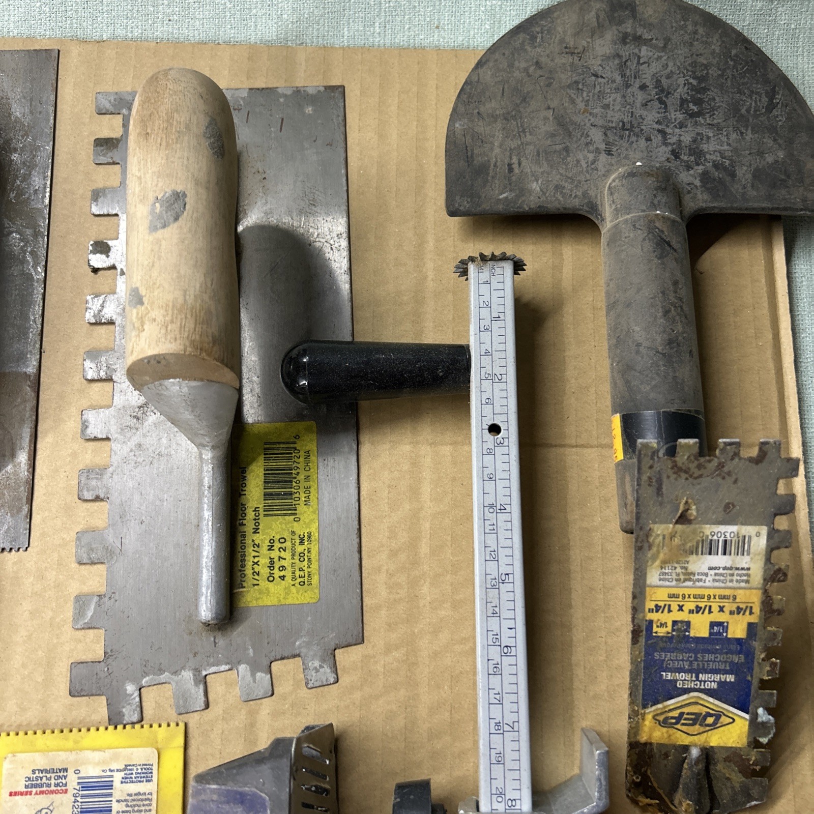Flooring And Drywall Tools, Notched Trowels For Mastic, ThinSet