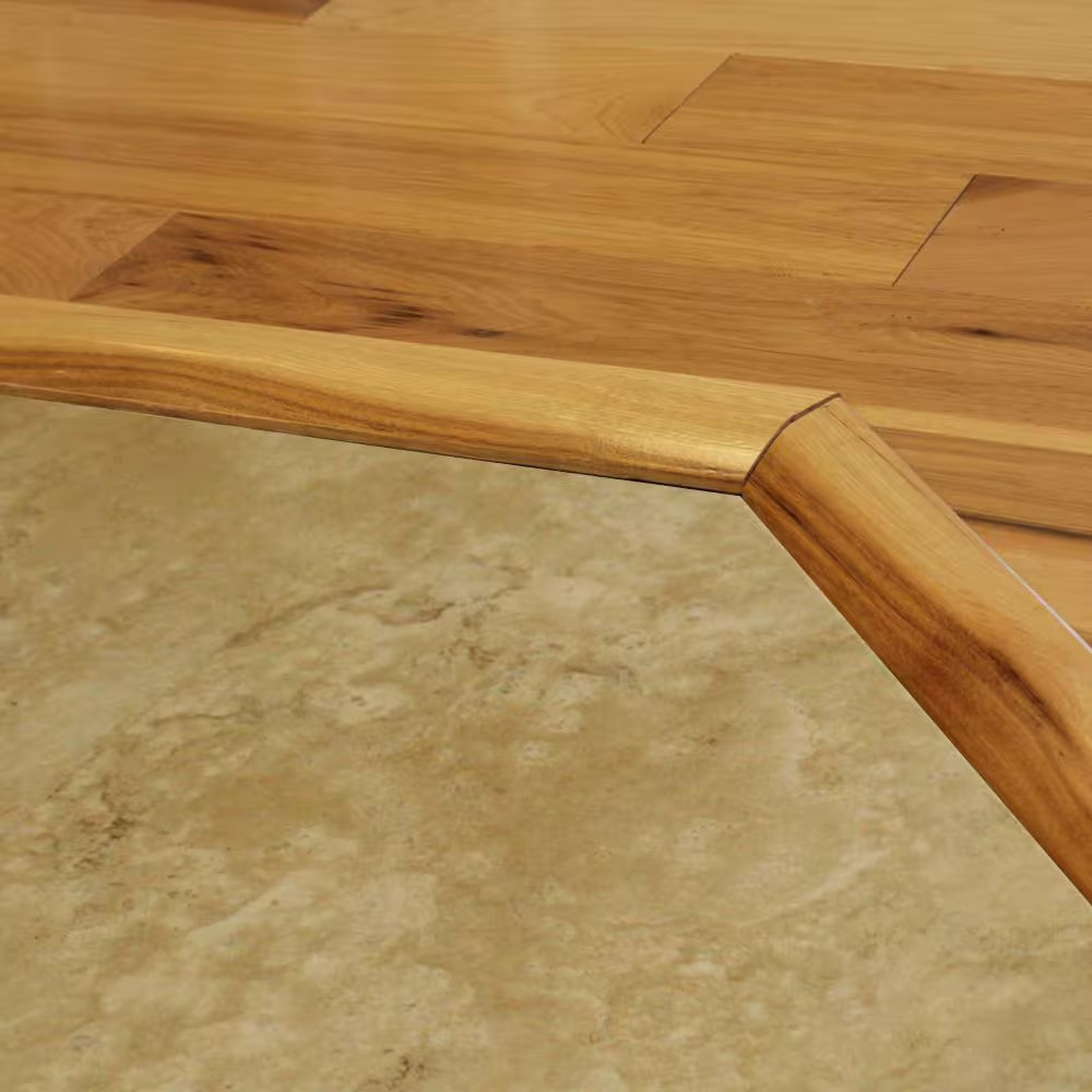 Reducer Oak 75 In. T X 2 In. W X 78 In. L Flush Unfinished Hardwood Trim