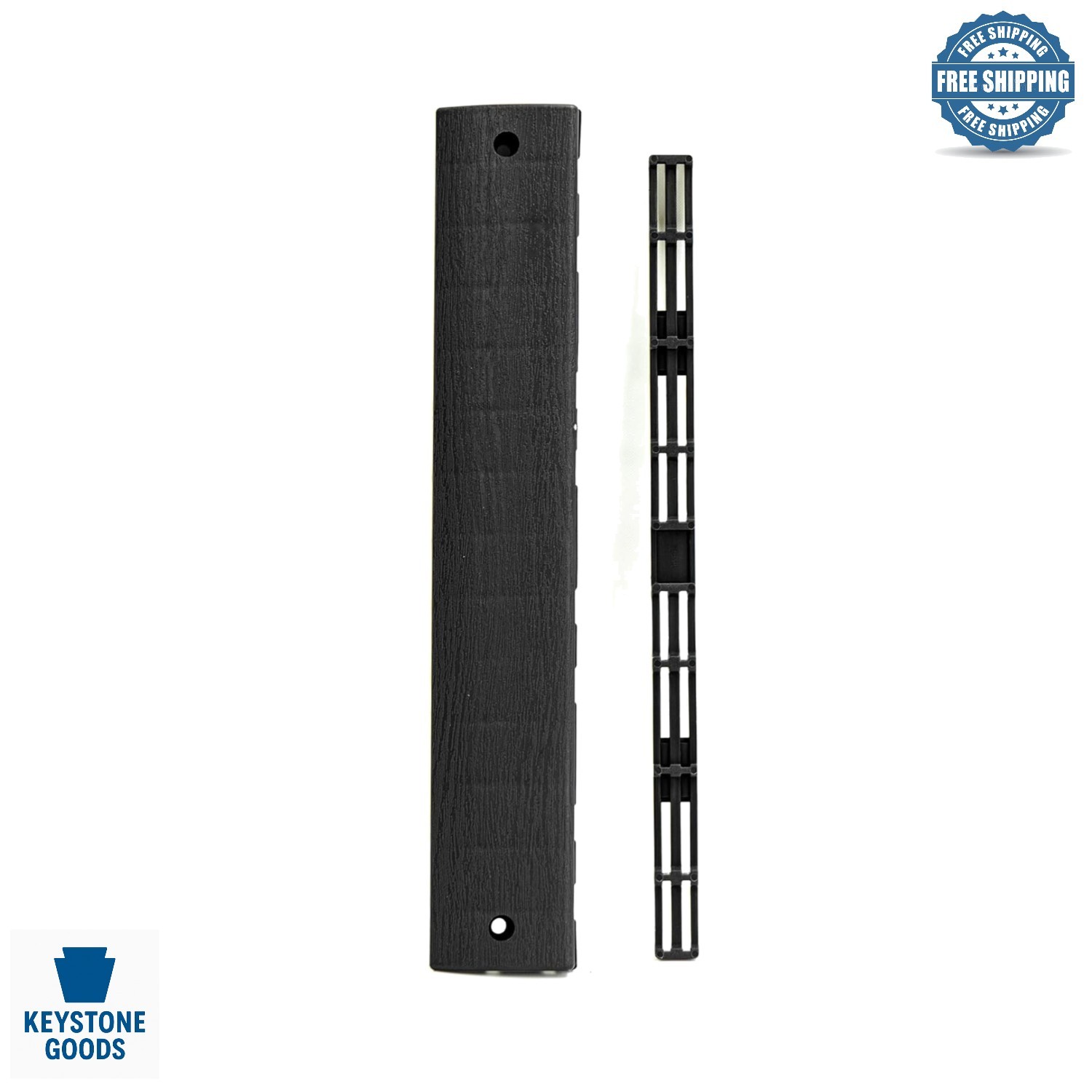 Dark Grey Interlocking Deck Edge Tiles – 4 Pack, Waterproof, Easy Install