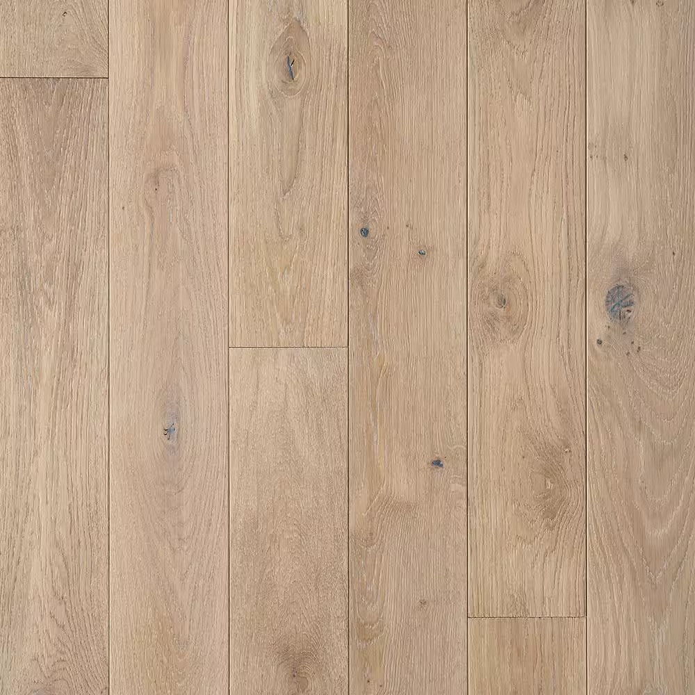 Ladera French Oak 3/4 In. Thick X 5 In. Wide Light Wire Brushed Solid Hardwood F