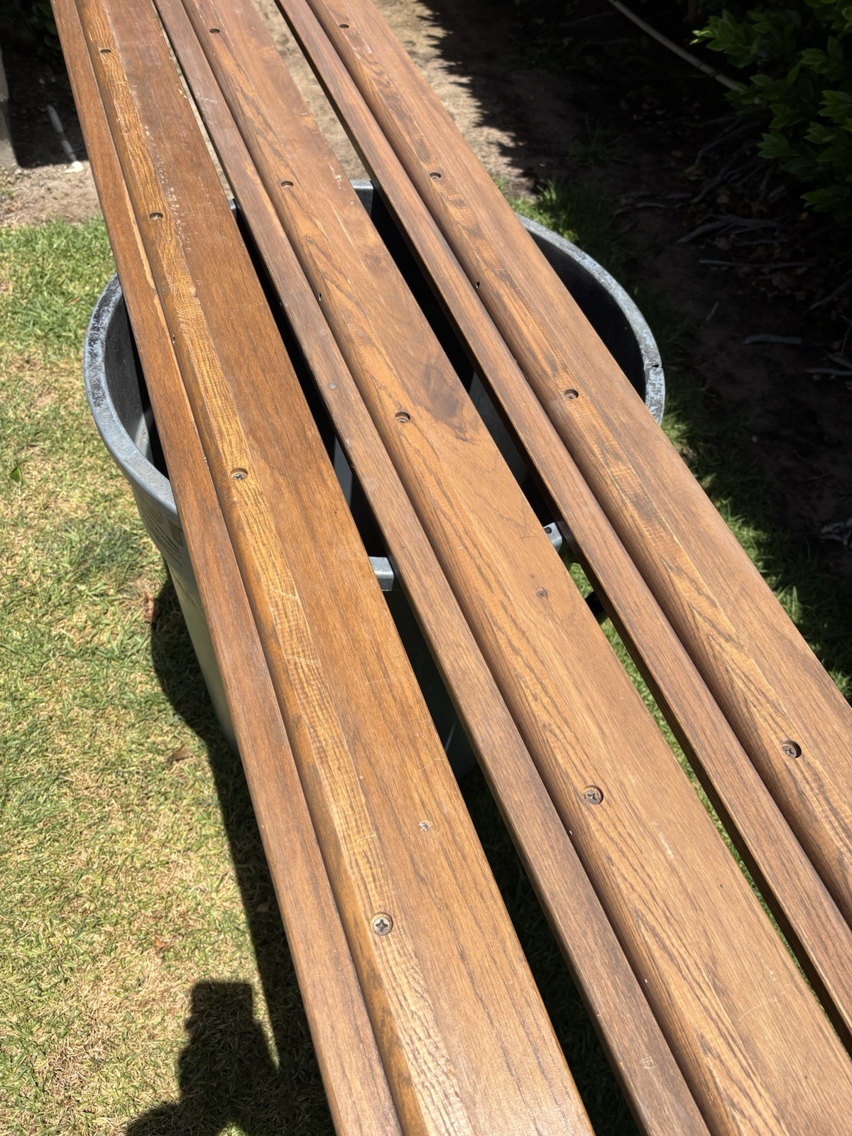 VINTAGE OAK PLANKS WOOD BED RAILS PANELING FLOORING