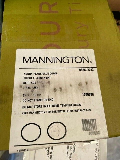 Mannington ADURAFLEX LVT Vinyl Plank 6X48 FXP612 Heritage Timber
