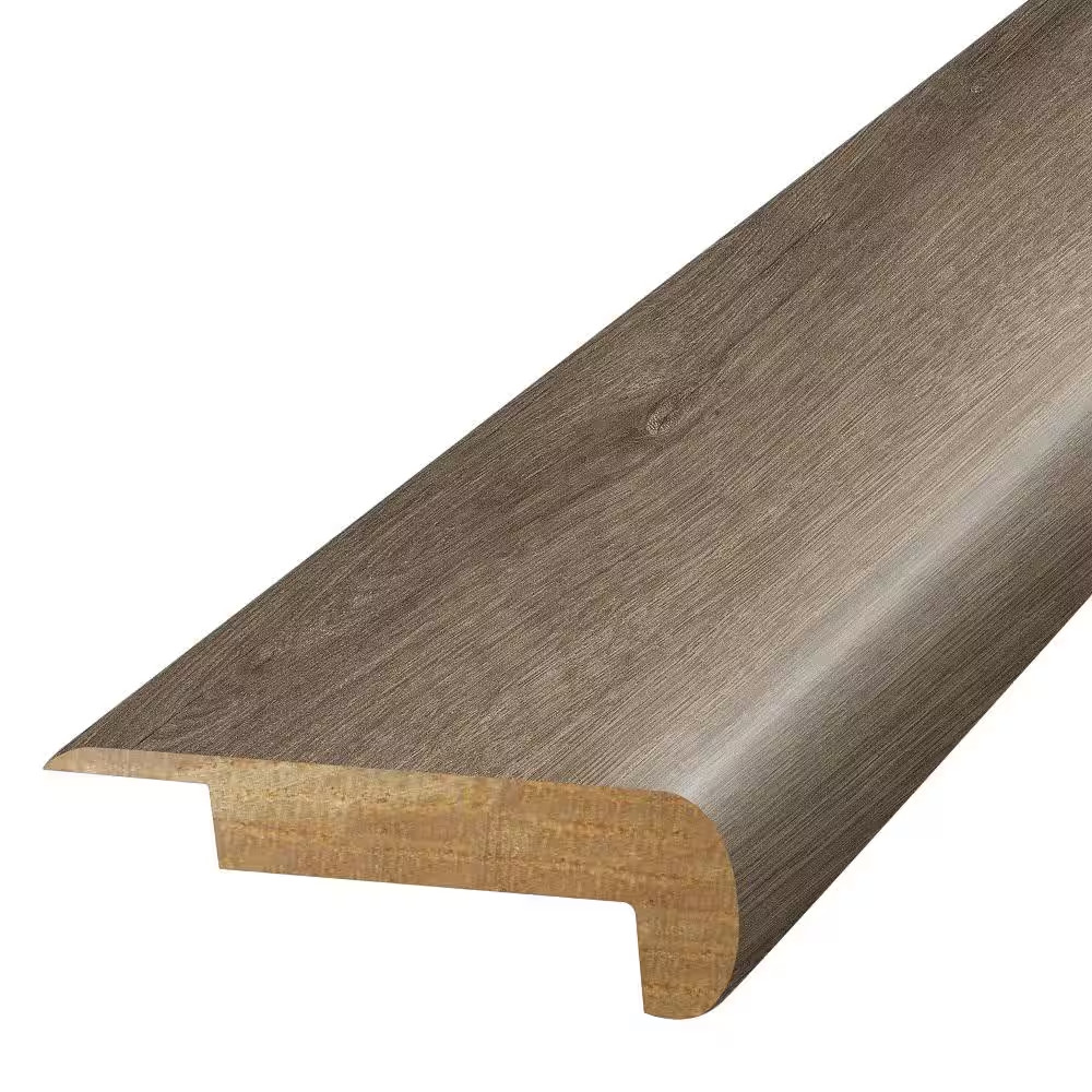 Vintage Pewter 0.75 In. T X 2.37 In. W X 78.7 In. L Stair Nose Molding