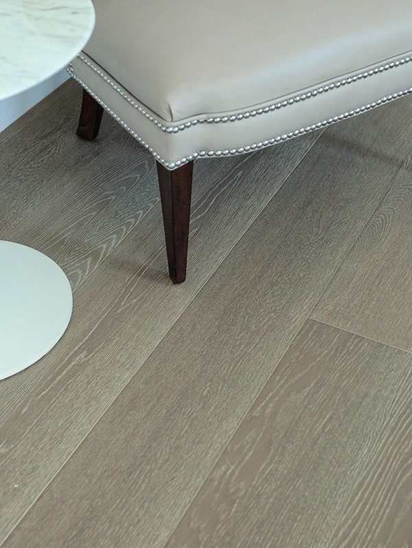 Titan Grey – ADM Flooring – 7.5″ Wide White Oak Engineered Hardwood Flooring