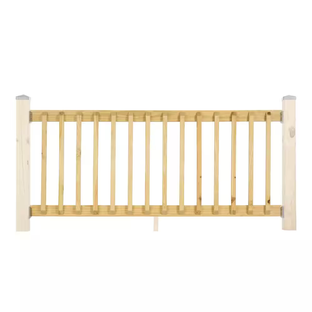 32.5 In.H X 72 In.W Pressure-Treated Southern Yellow Pine Preassembled Wood Deck