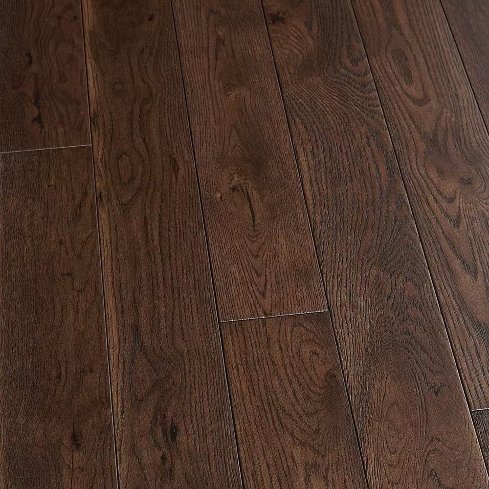 Pacific Grove French Oak 3/4 In. T X 5 In. W Wire Brushed Solid Hardwood Floorin