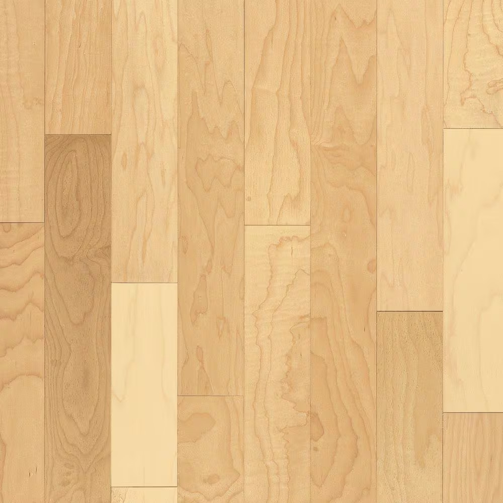 Prestige Natural Maple 3/4 In. T X 5 In. W Smooth Solid Hardwood Flooring (23.5