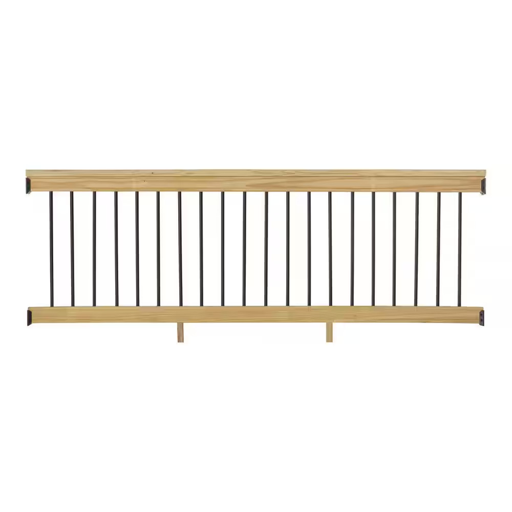 33 In. H X 93 In. W Pressure-Treated Southern Yellow Pine Wood Horizontal Deck R