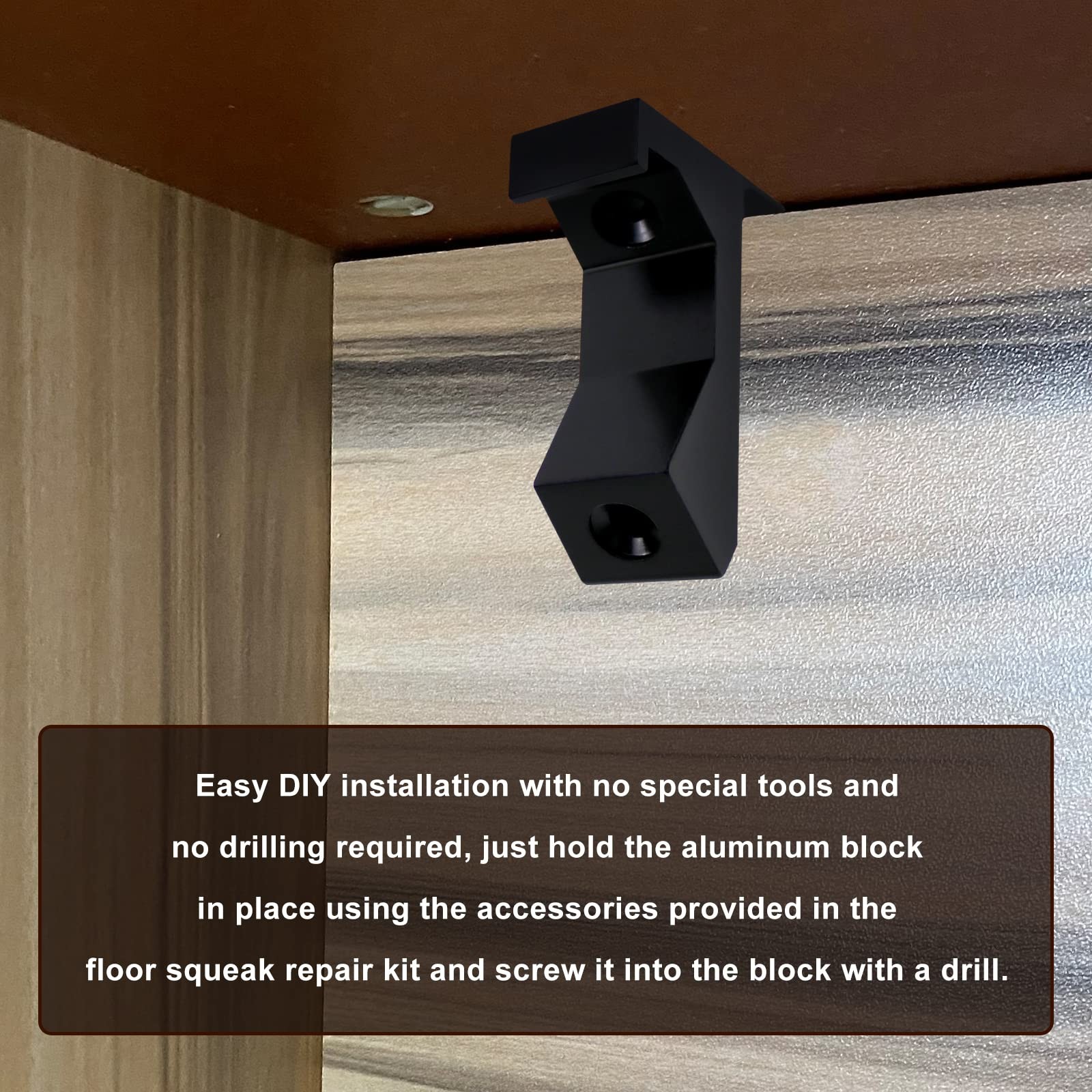 CNQLIS Squeaky Wood Relief Floor Repair Kit Can be Safely Used on Any 5/8 inc…
