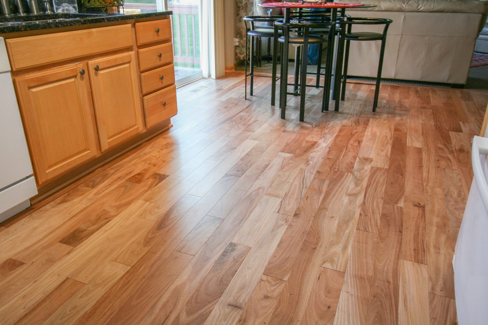4″ Prefinished Solid Brazilian Amendoim Wood Floor Hardwood Flooring Sample