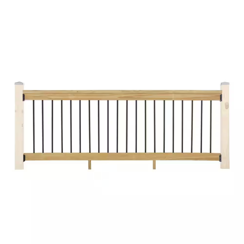 33 In. H X 93 In. W Pressure-Treated Southern Yellow Pine Wood Horizontal Deck R