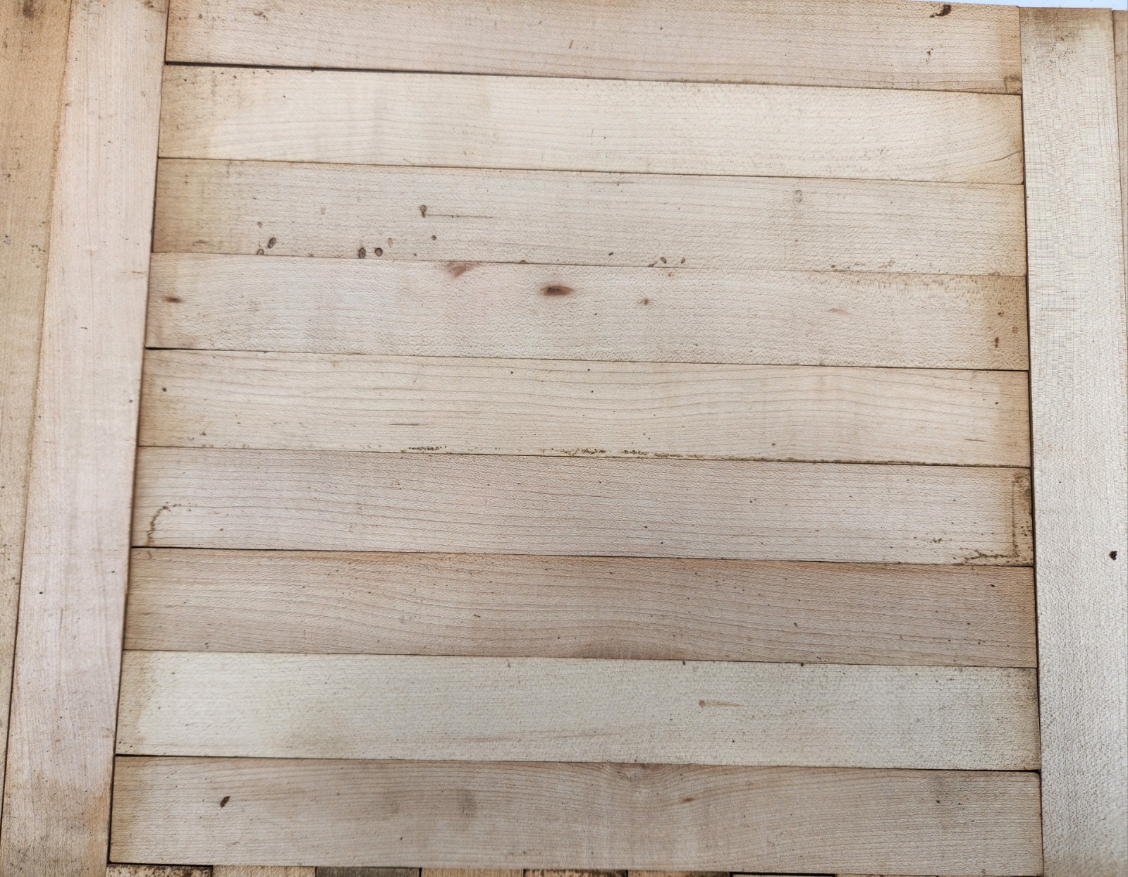 Vintage Horner Hardwood Maple Parquet Flooring 1″×12″×12″ 1 Square Foot