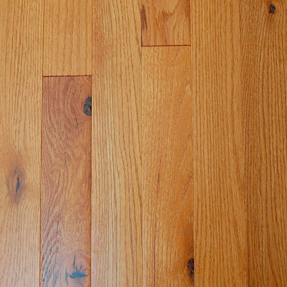 Mullican 1/2″ x 3″ Red Oak Golden Engineered Hardwood Flooring $1.99/SQFT