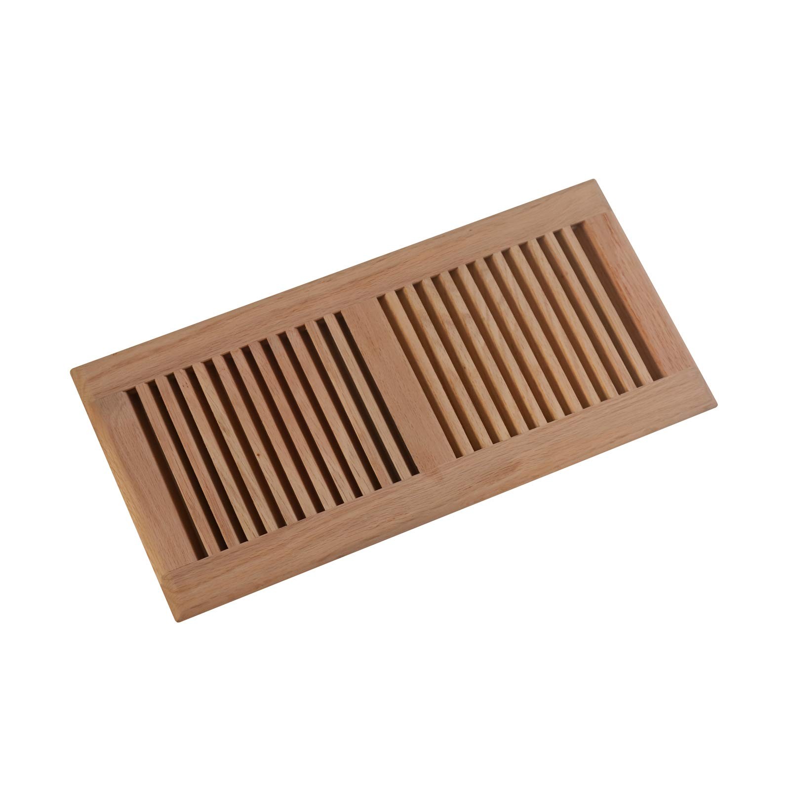 WELLAND 6 Inch x 14 Red Oak Hardwood Vent Floor 6 x 14 INCH,