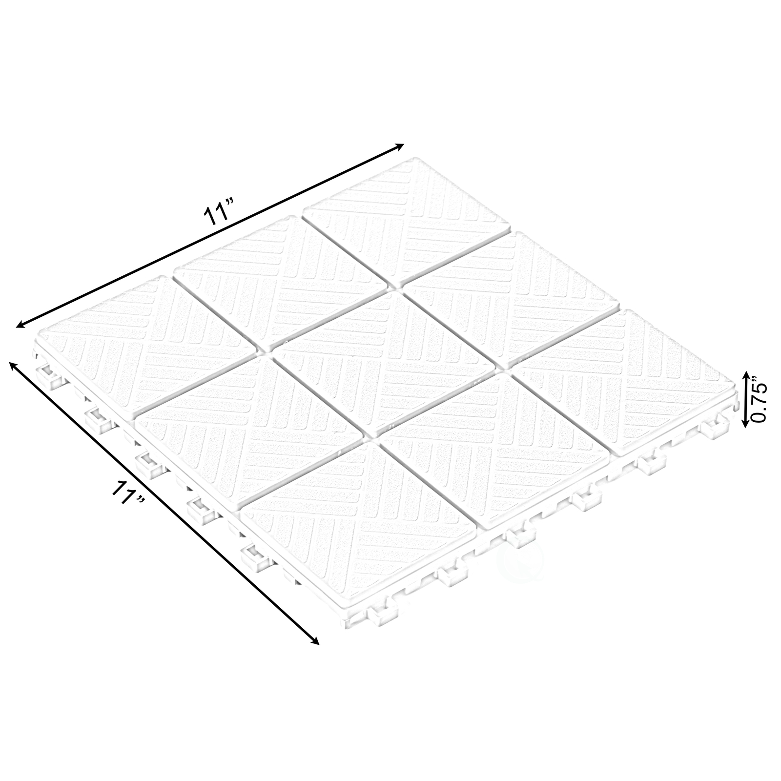New Interlocking Garden Path Tiles Outdoor Flooring Decorative Floor Grass Paver