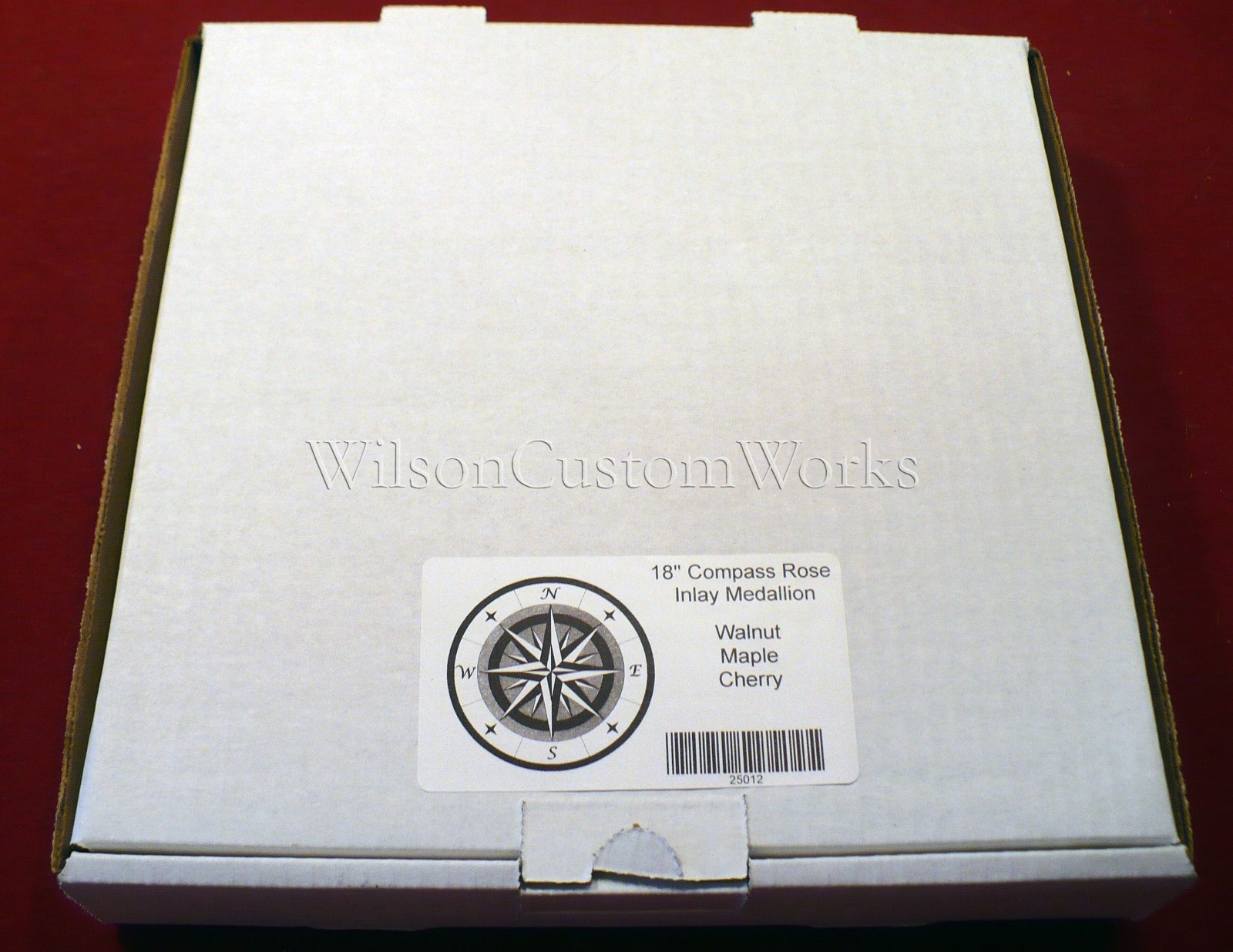 30″ Wood Floor Inlay 100 Piece Compass Medallion kit DIY Flooring Table Box