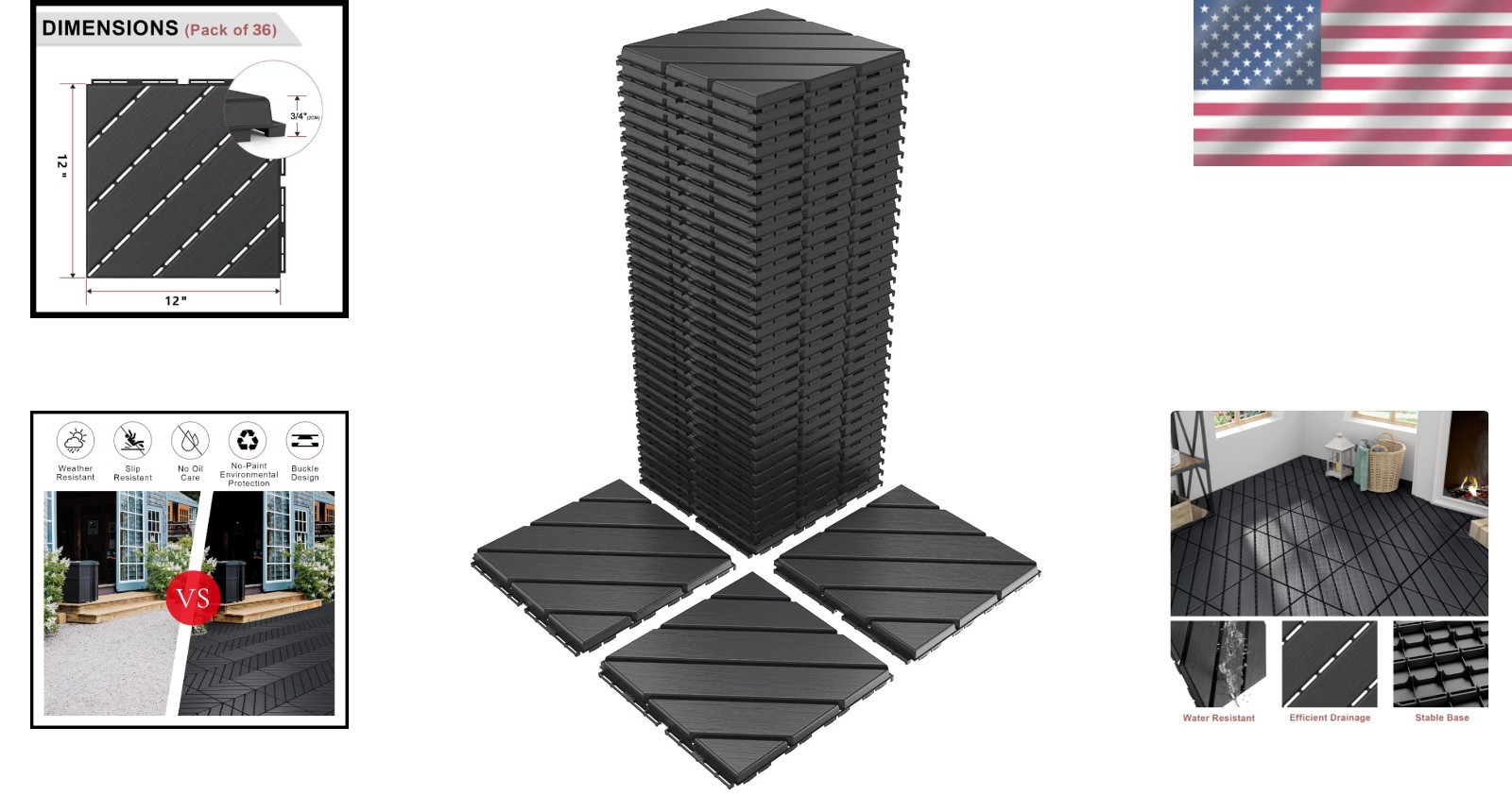 Commercial-Grade Plastic Pavers, Balcony Garage