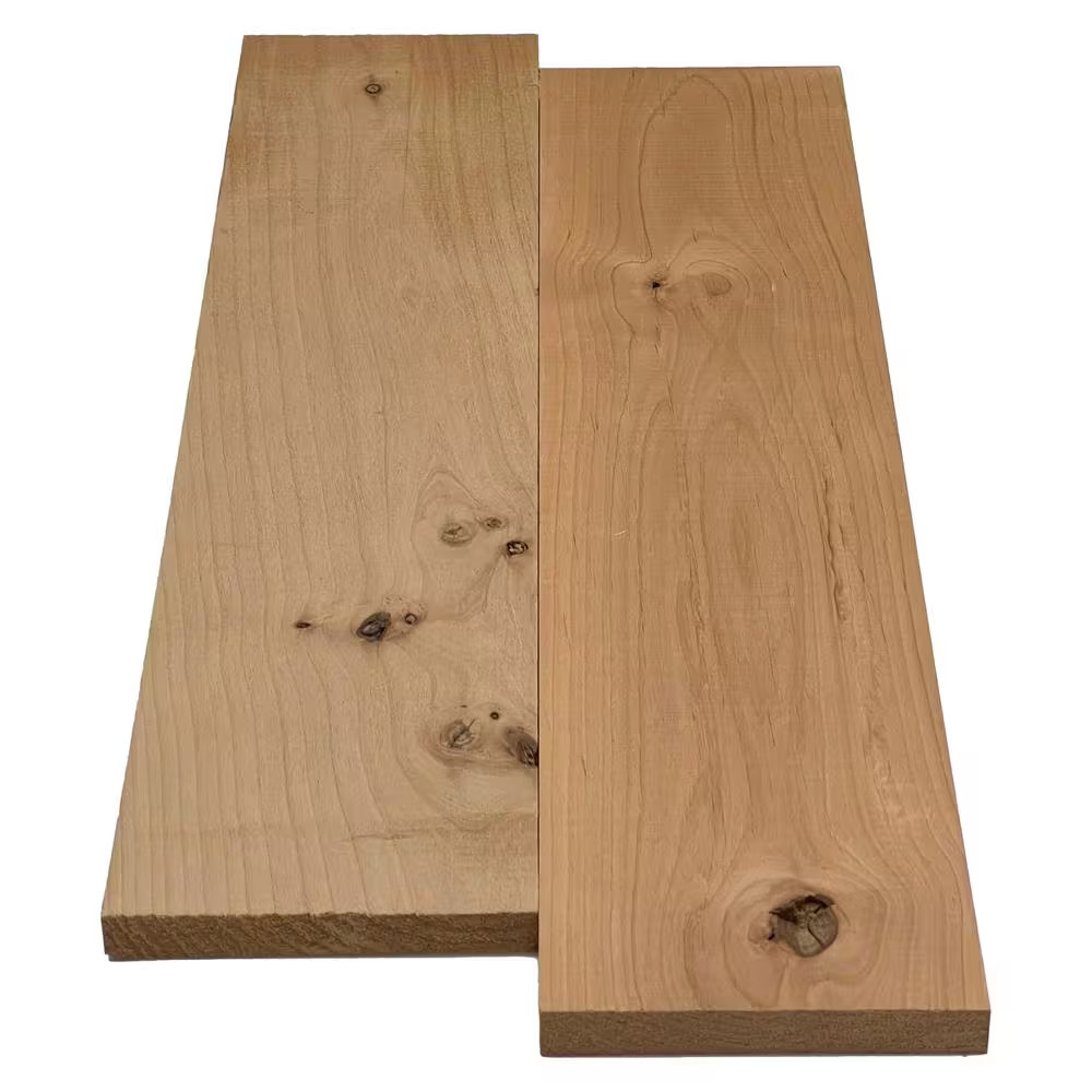 1 In. X 6 In. X 8 Ft. Knotty Alder S4S Board (2-Pack)