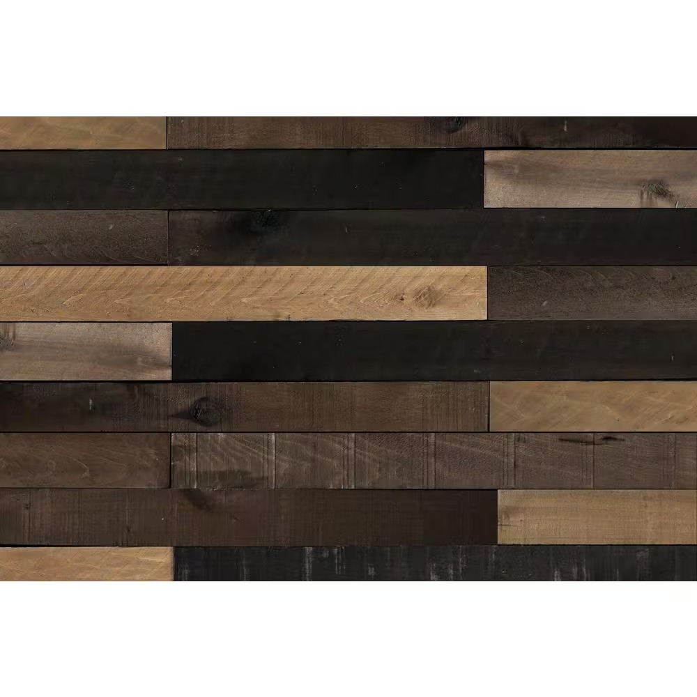 1/2 In. X 4 In. X 4 Ft. Weathered Hardwood Board (8-Piece)