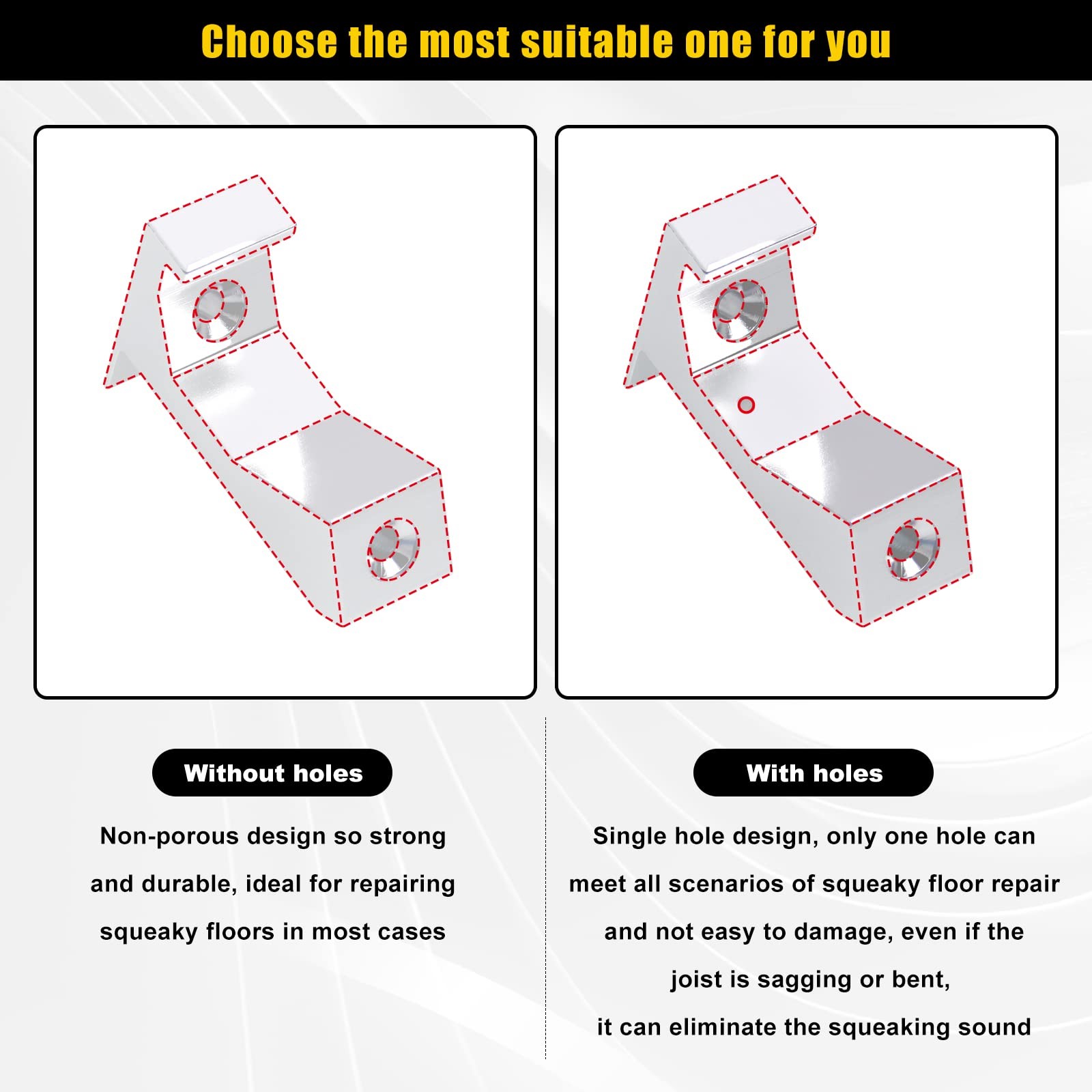 CNQLIS Squeaky Wood Relief Floor Repair Kit Can be Safely Used on Any 5/8 inc