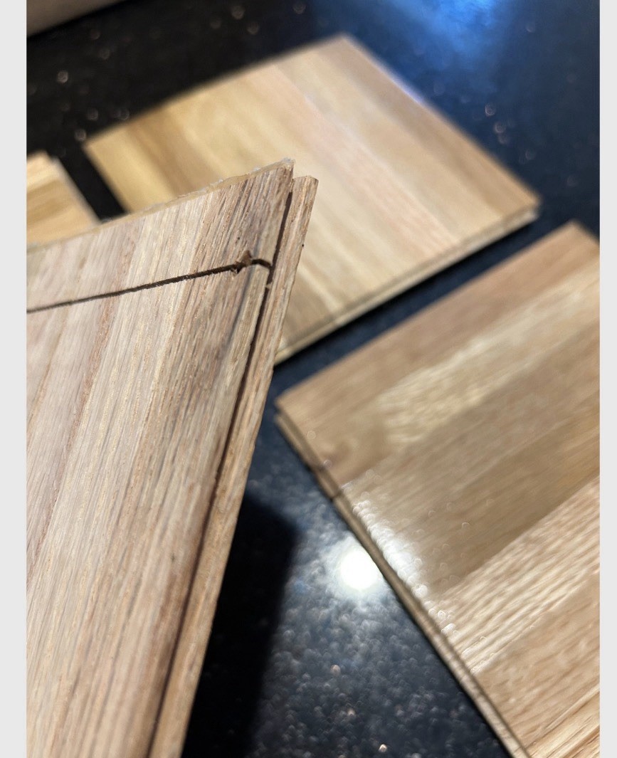 OAK PARQUET FLOOR: 20pcs 6″x6″x5/16″: Bruce Natural AHS100 5 Sq ft NEW!