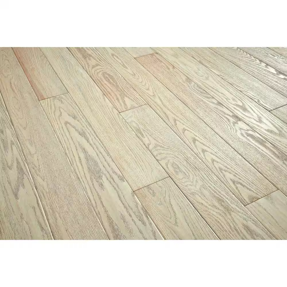 American Vintage Champagne Toast Red Oak 3/4 In. T X 5 In. W Scraped Solid Hardw