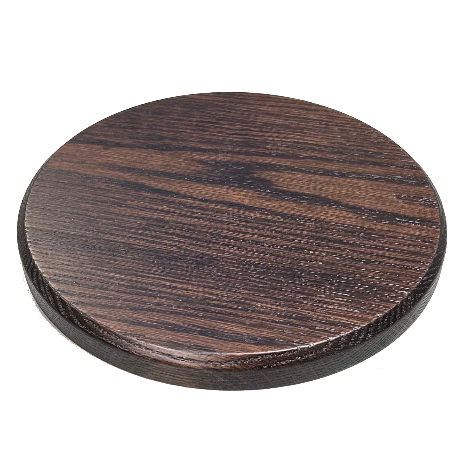 Red Oak Hardwood Circle/Disk Display Base/Table Top 9″ Diameter 3/4″