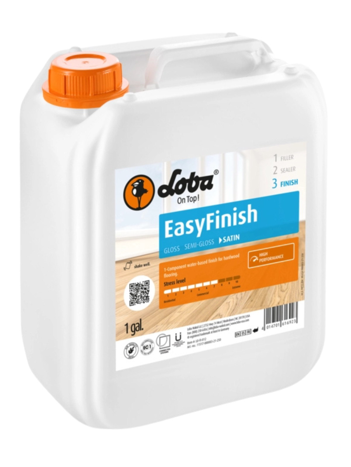Loba EasyFinish Waterbased – 1Gal – ALL SHEENS