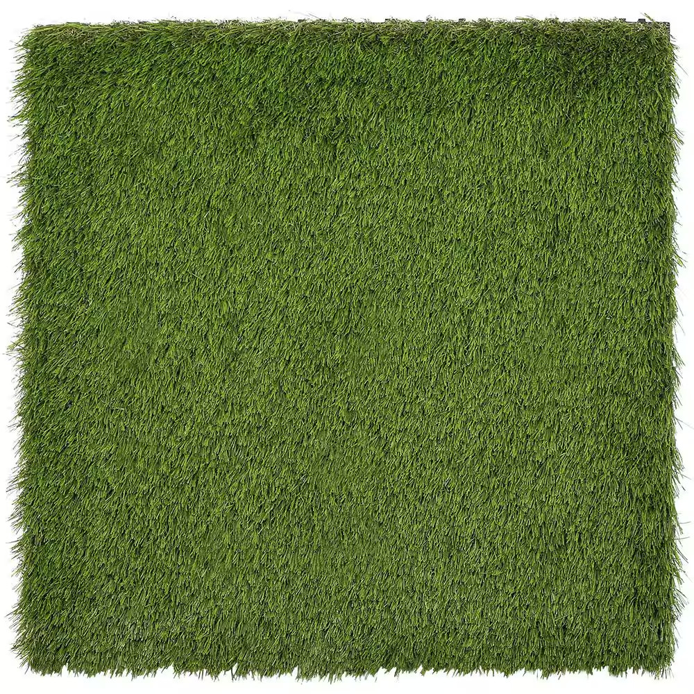 Grass Tile Series 2 Ft. X 2 Ft. Quick Deck Outdoor Faux Zoysia Grass Plastic Dec