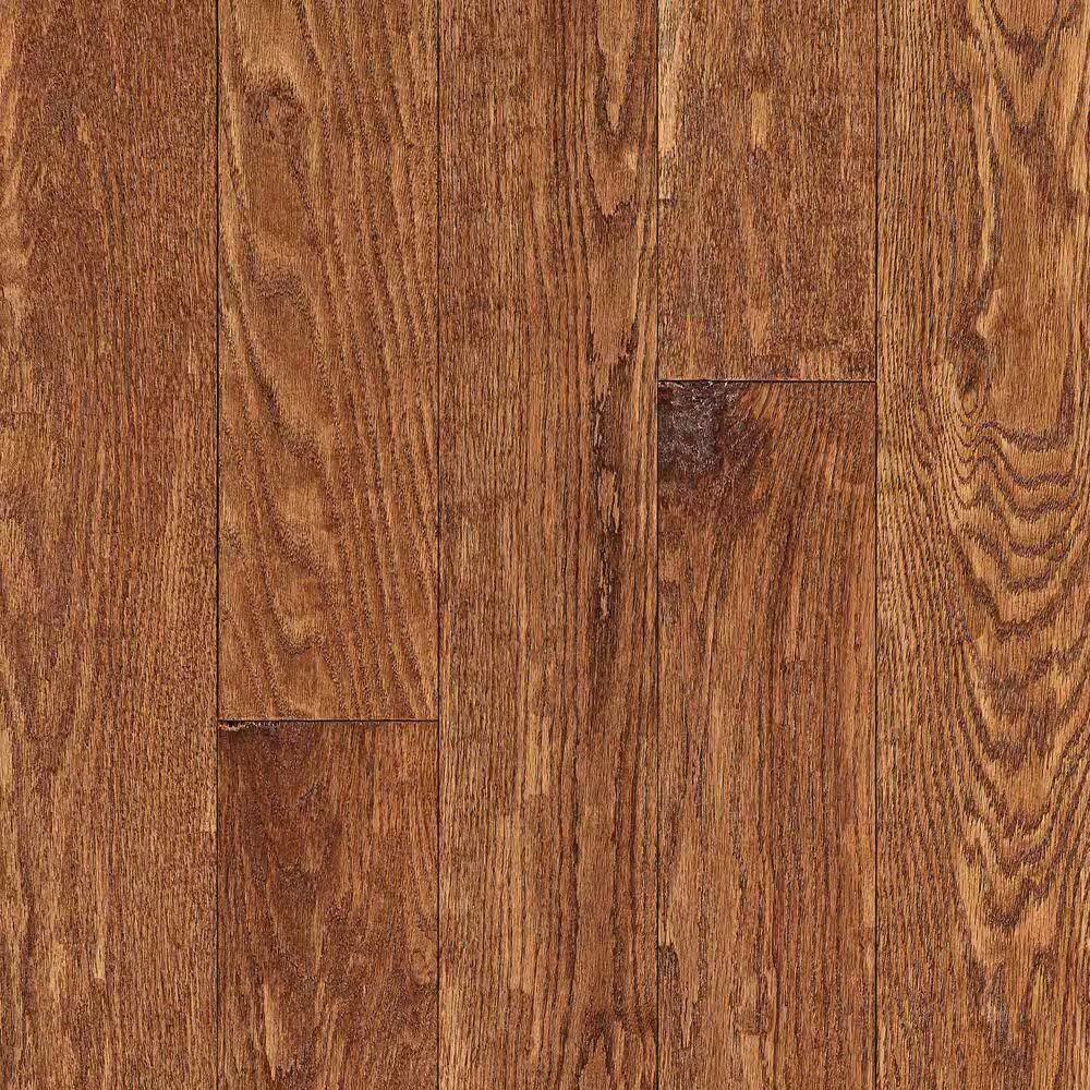 American Vintage Fall Classic Oak 3/4 In. T X 5 In. W Scraped Solid Hardwood Flo