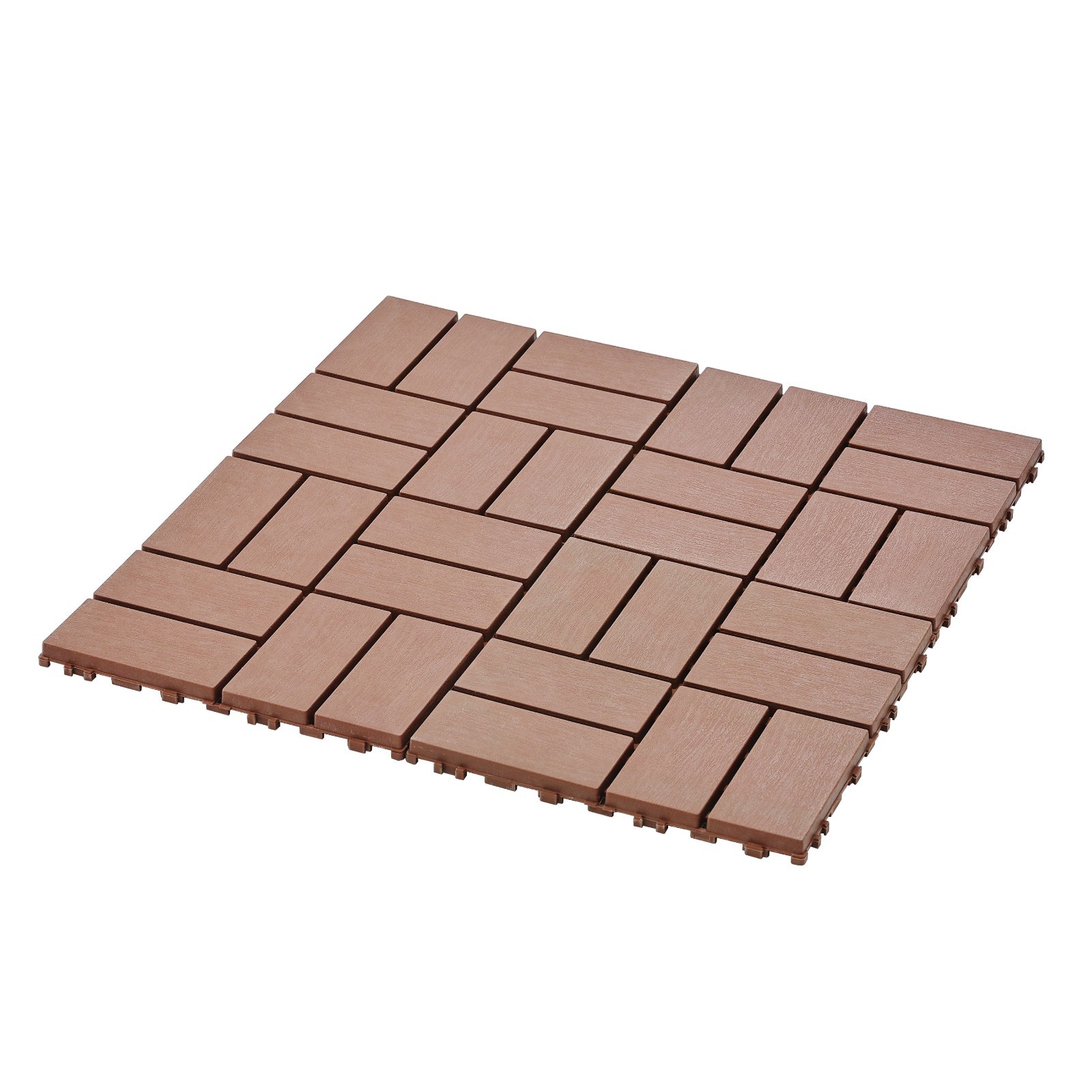 44PCS Interlocking Deck Tiles 12×12” Square Waterproof Outdoor All Weather Use