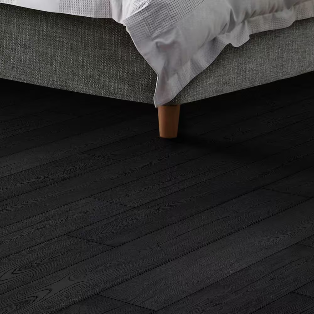 Outlast+ Pure Black Oak 12 Mm T X 7.4 In. W Waterproof Laminate Wood Flooring (1