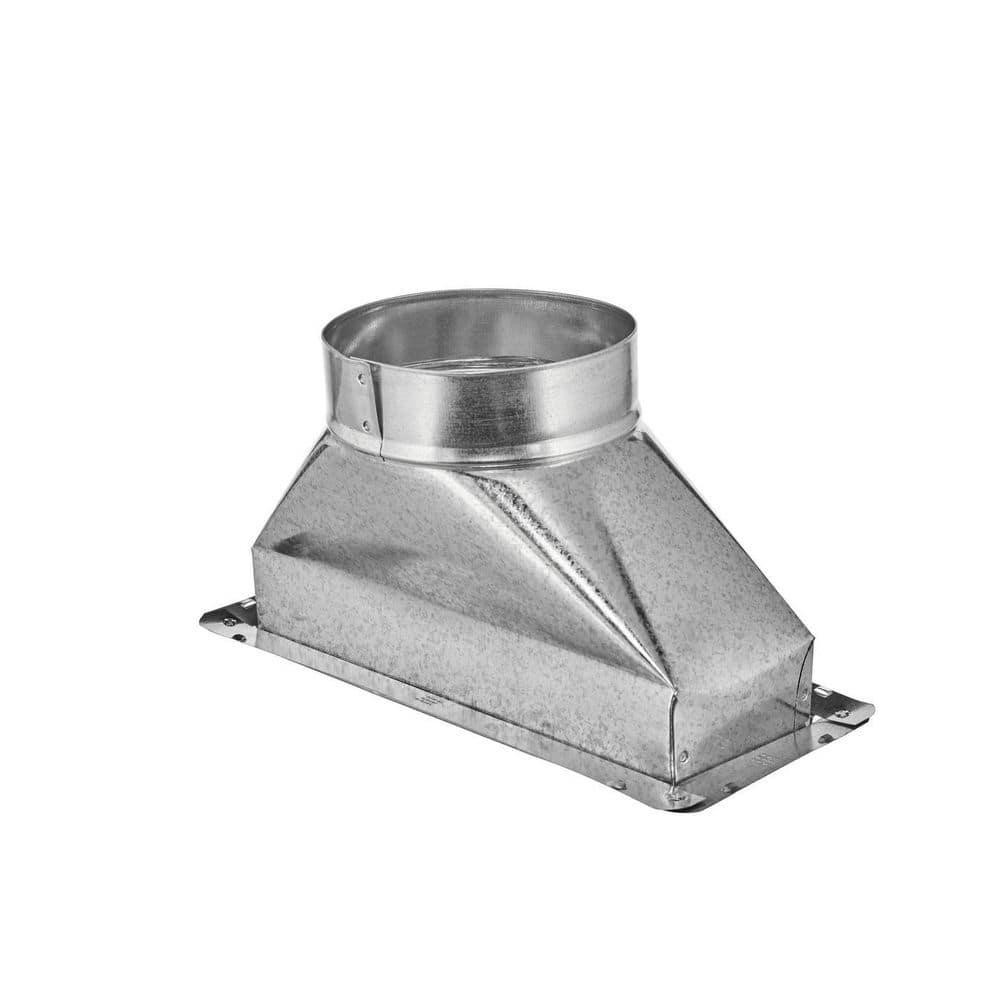 12 In. X 6 In. to 6 In. Universal Register Box with Flange