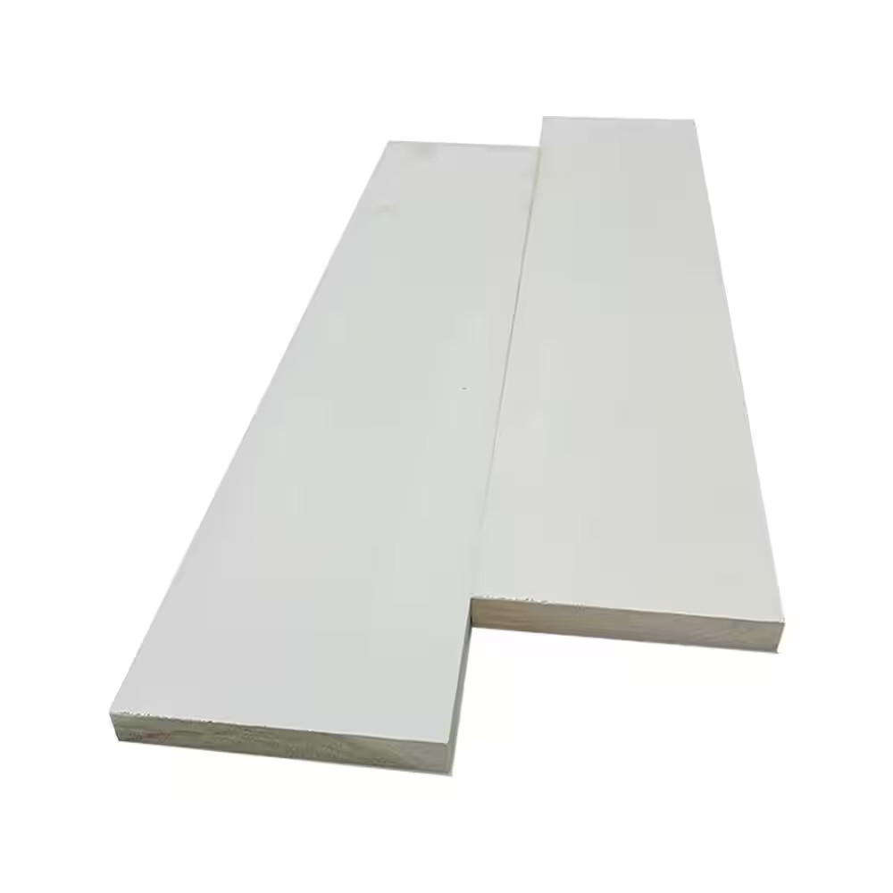 1 In. X 6 In. X 8 Ft. Pre-Primed Poplar S4S Hardwood Board (2-Pack)
