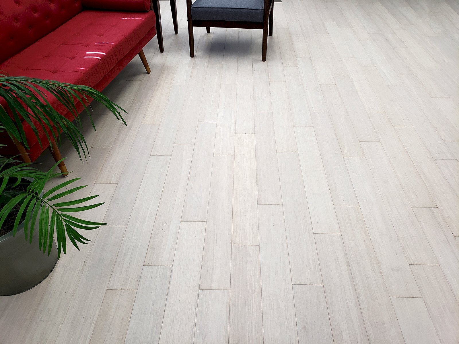 8″ Sample Piece – Ambient® Annapolis White Rigid Core Bamboo Flooring